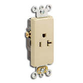 Leviton 16641 Single Side Wired, Self-Grounding NEMA 6-15R